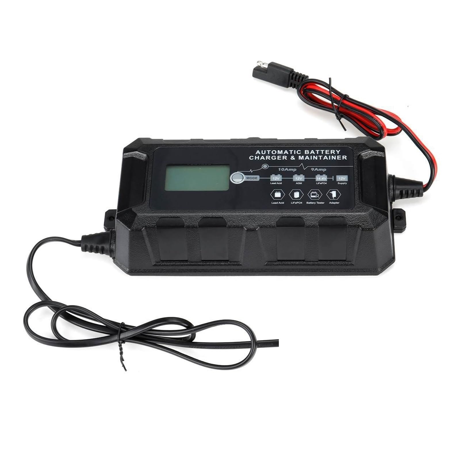Inteligentna Szybka Ładowarka Samochodowa 12 V 14 LCD Do Akumulatorów Samochodowych Inteligentne Ładowanie Akumulatora Naprawy Impulsów Wydajne Szybkie ładowanie