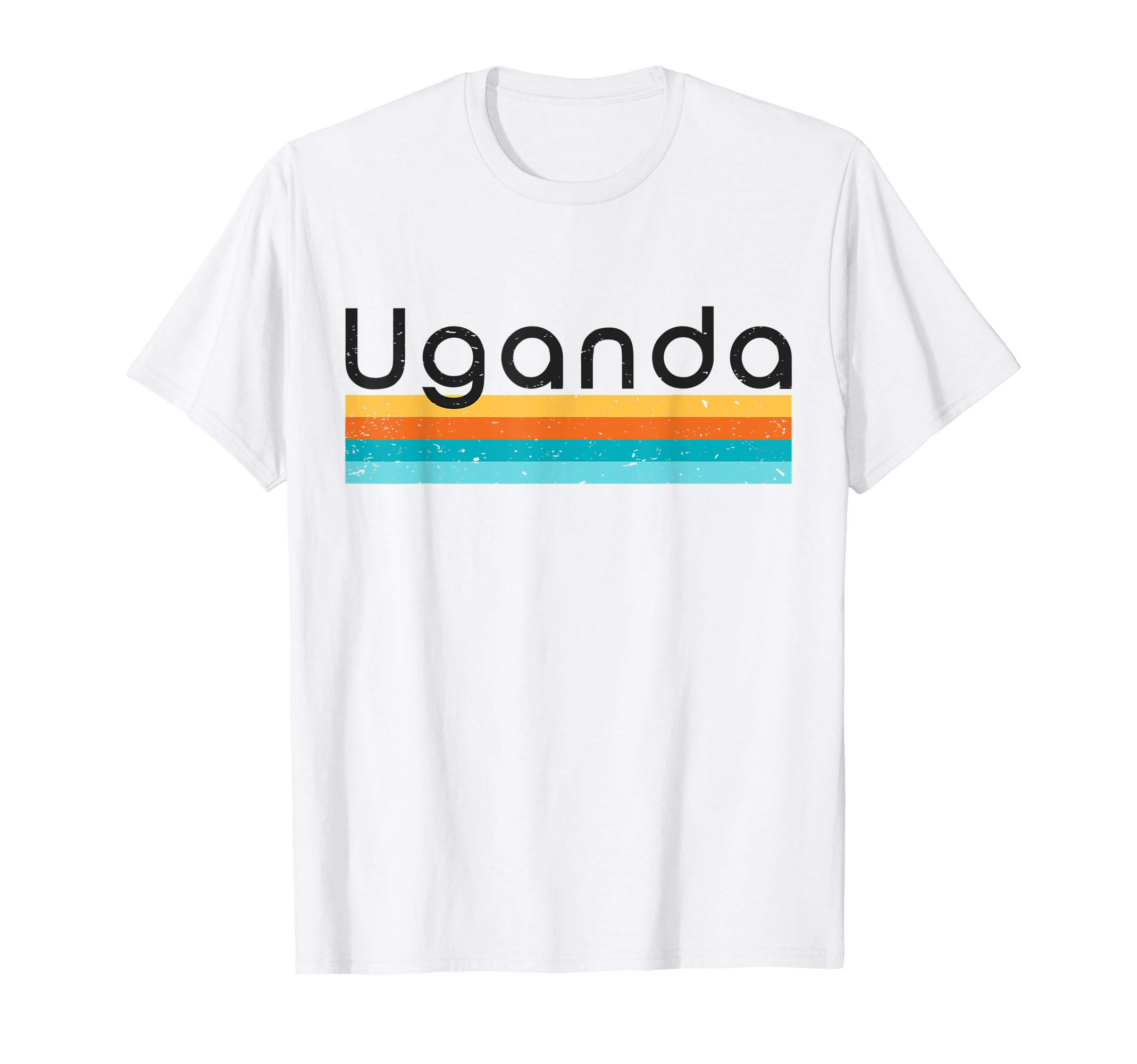 Retro Uganda Distressed Design TShirtsVintage Uganda Retro Design T-shirt T-Shirt