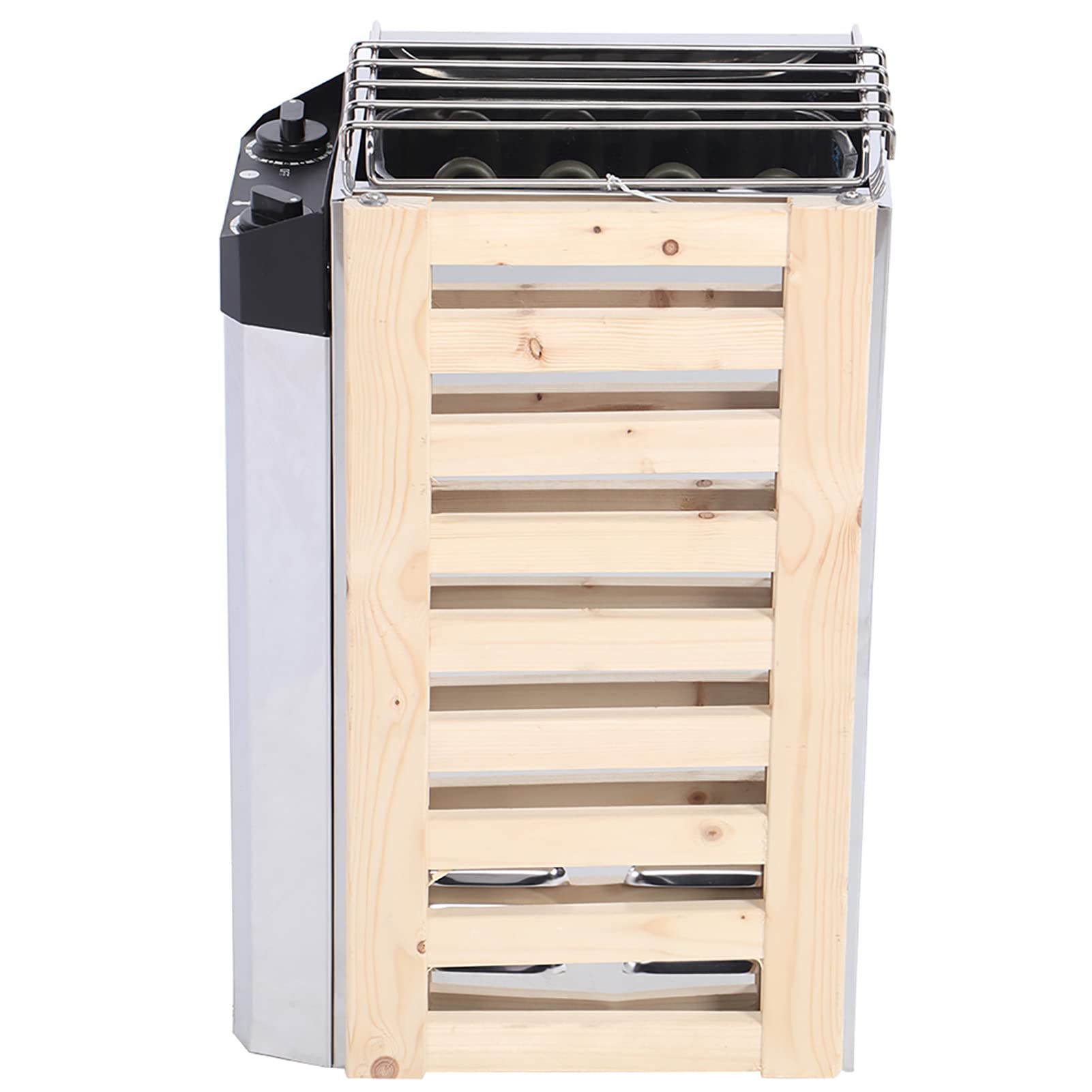 Srliya Poêle Sauna Acier Inoxydable 3kW 220V 55x34x24 Contrôle Interne