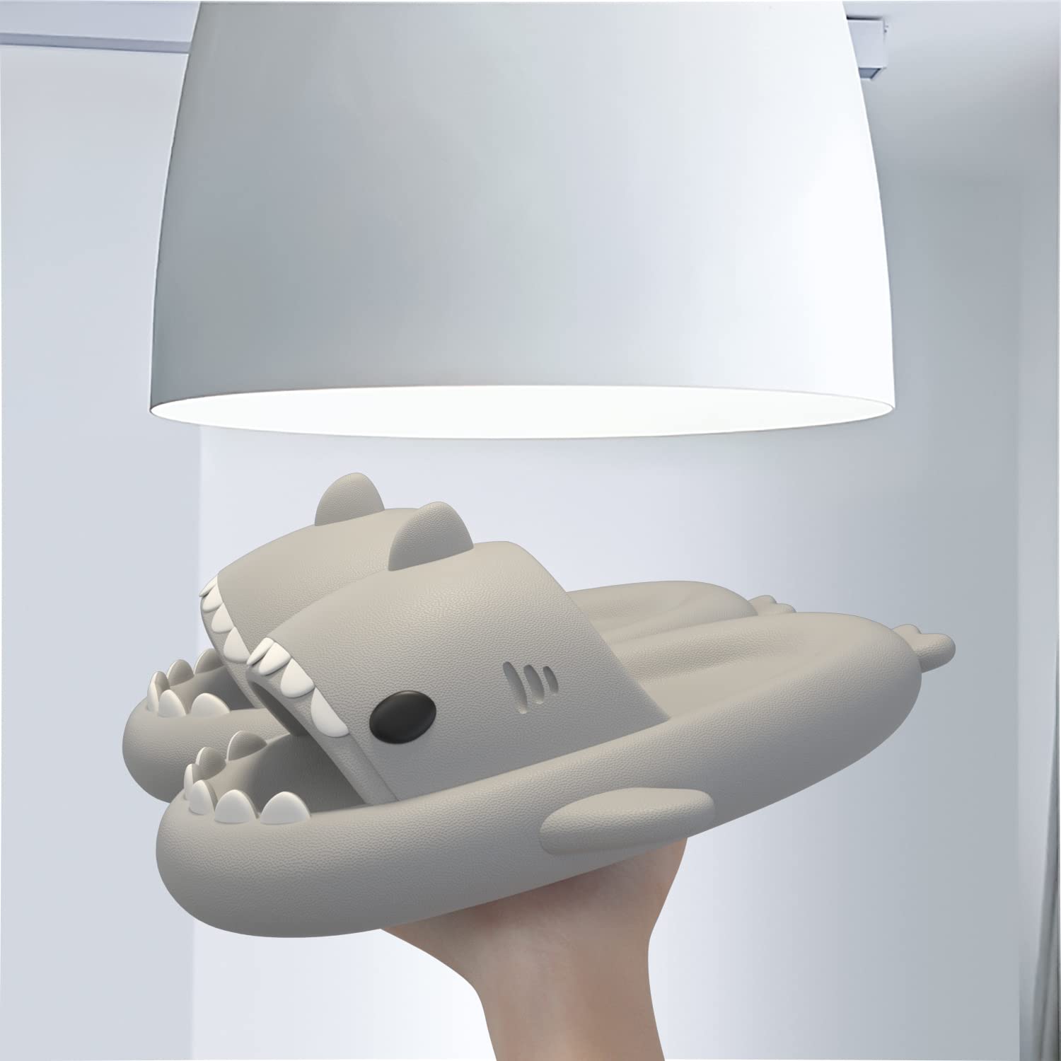 ChayChax Ciabatte Squalo Estive Open Toe Donna Uomo Bambini Coppia Ciabatte da Doccia con Squali Simpatico Cartone Animato, Sandali da Doccia Antiscivolo E Morbidi E Morbidi per Donna Uomo