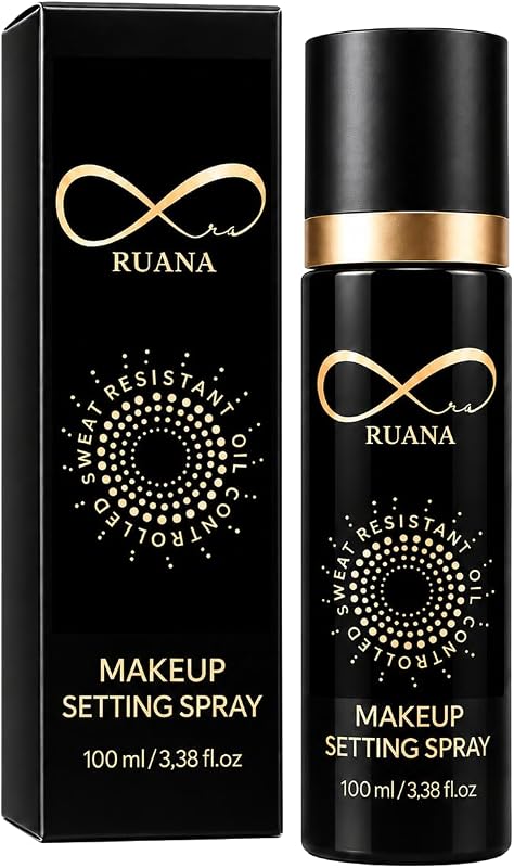 Bruma fixadora de maquiagem RS RUANA com acabamento matte
