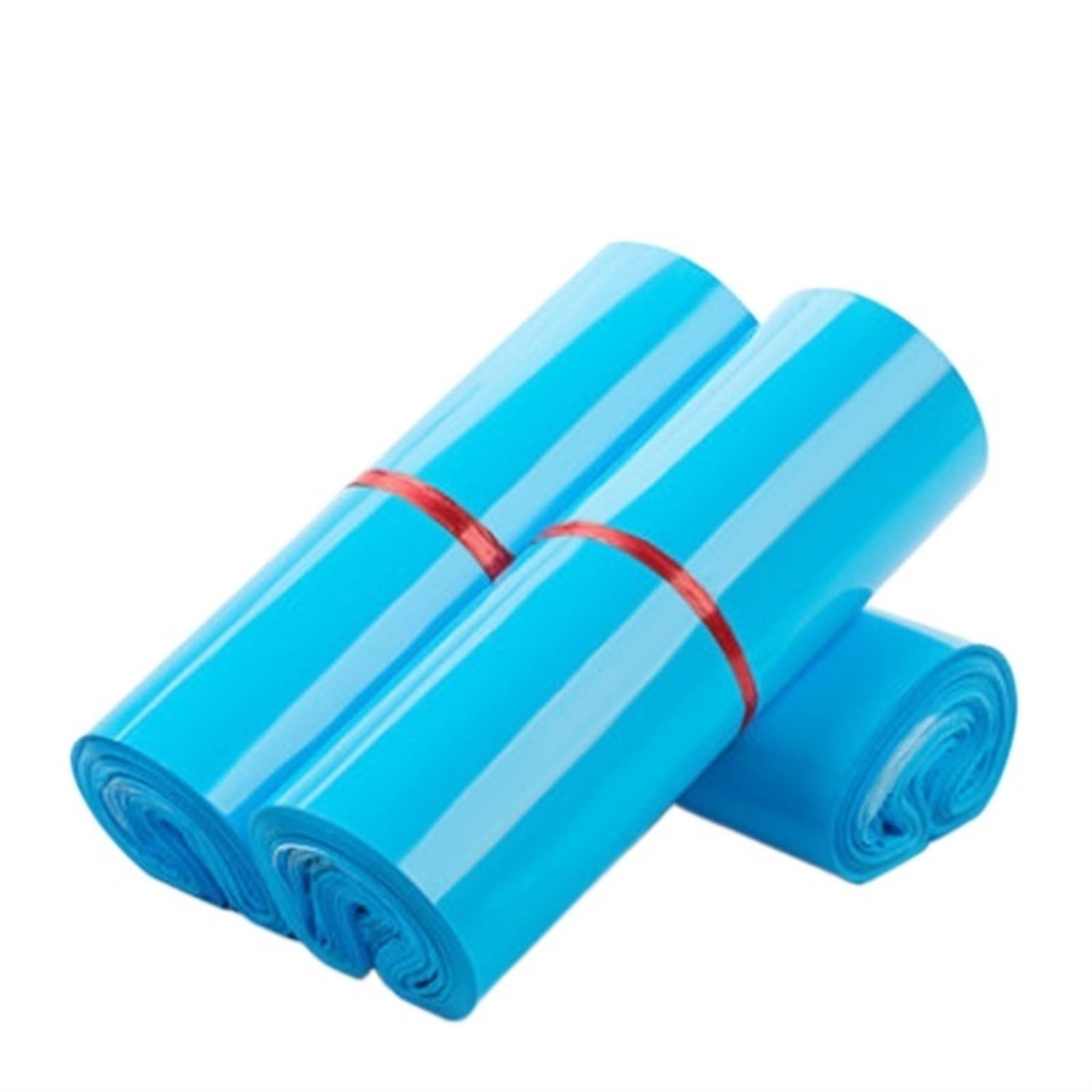 Buste per Spedizioni 50 Pezzi PE Poly Mailer Mailing Bag Express Box Abbigliamento T-Shirt Busta Guanti in plastica Sacchetti Adesivi for rifiuti(Blue,50x60cm)