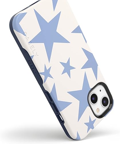 Vista 382 de Casely Funda para iPhone 13 Compatible con MagSafe Color Splash de medianoche Funda retro abstracta Color de medianoche Splash Abstracto