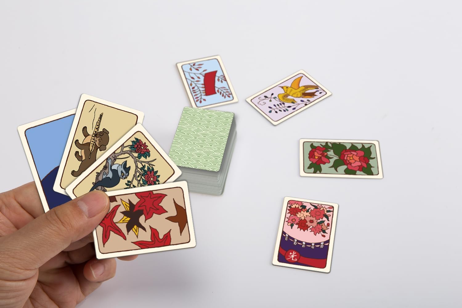 DEAD SKIN Korean Minhwa Hwatu Korean Flower Battle Go Stop/Godori Game, New Year Board Game, Movie Minari Card Game