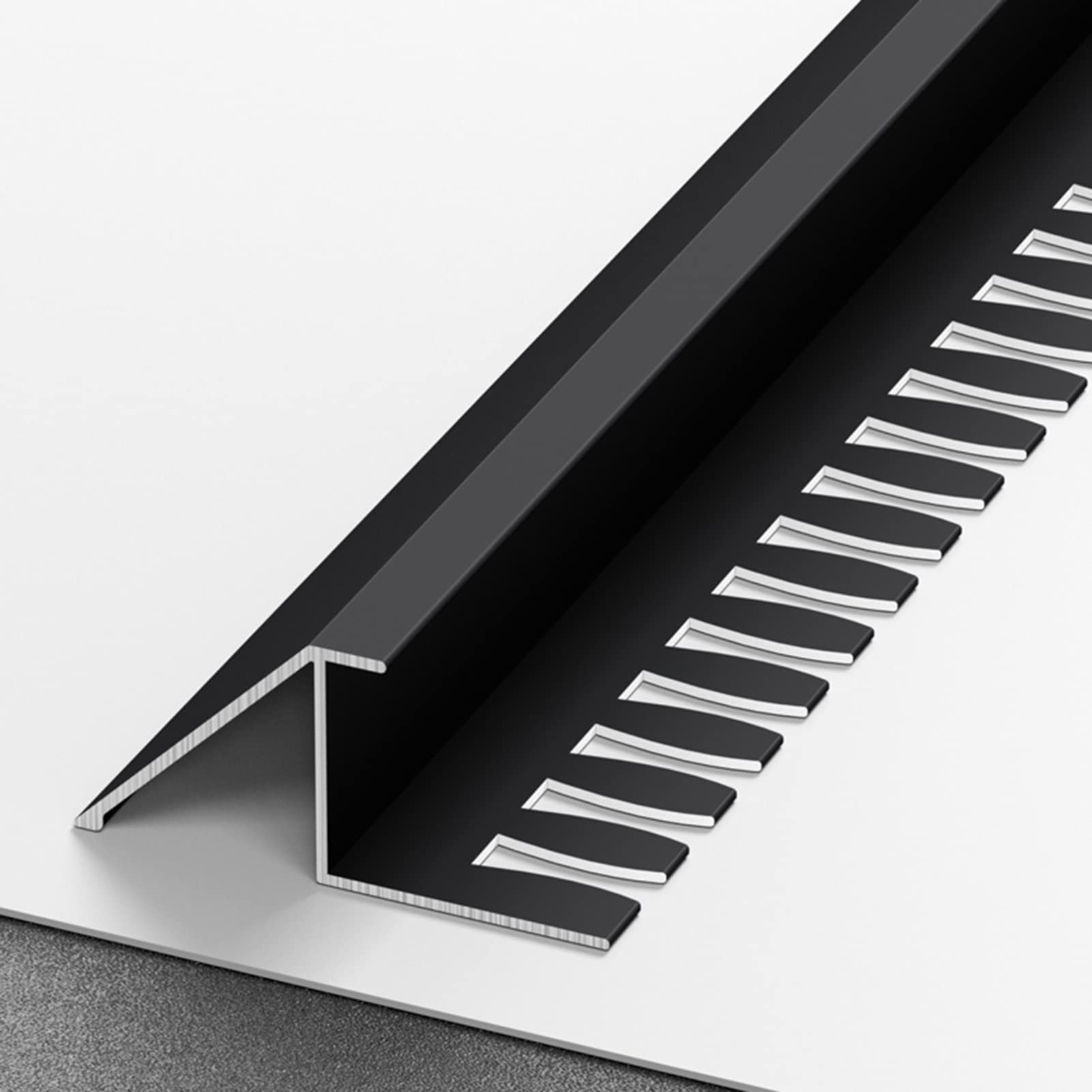Remys Black Wood To Carpet/Wood To Vinyl,Transition Strip, Aluminum Marble Floor Edge Trim Laminate, Flooring Seams Transition Strips(,105Cm/41.3In)