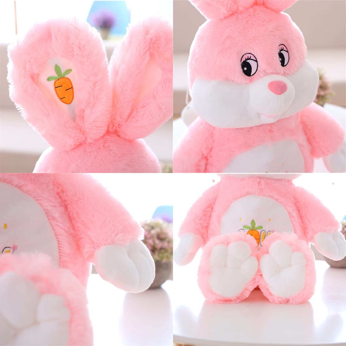 Amazon.co.jp: 119.38cm ジャイアントピンクラビットプラッシュ
