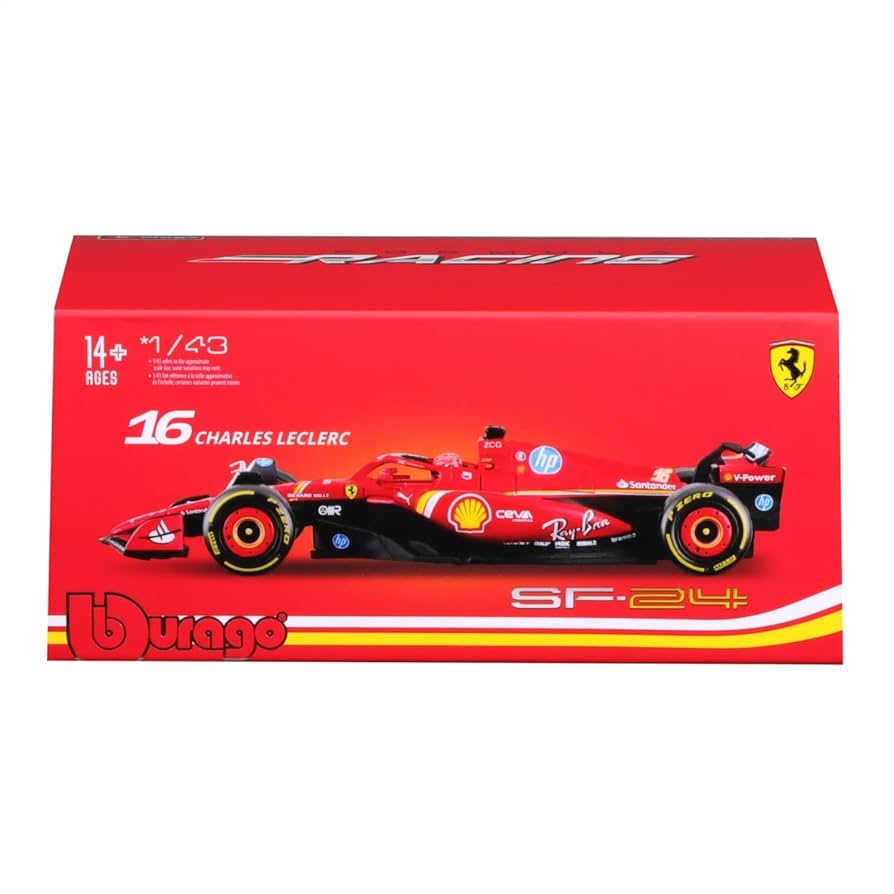 Ferrari ミニカーコレクション 1/43トレーラー、珍色F1カー4台Set Ferrari ミニカーコレクション 1/43トレーラー、珍色F1カー4台