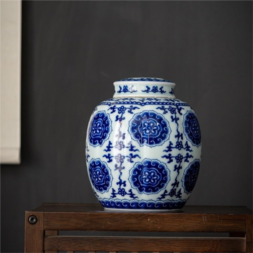 Pojemniki na herbatę i przechowywanie, ceramiczne pojemniki do przechowywania herbaty, duże opakowanie na herbatę, pudełko prezentowe, płatki śniadaniowe, puszka z herbatą (C)