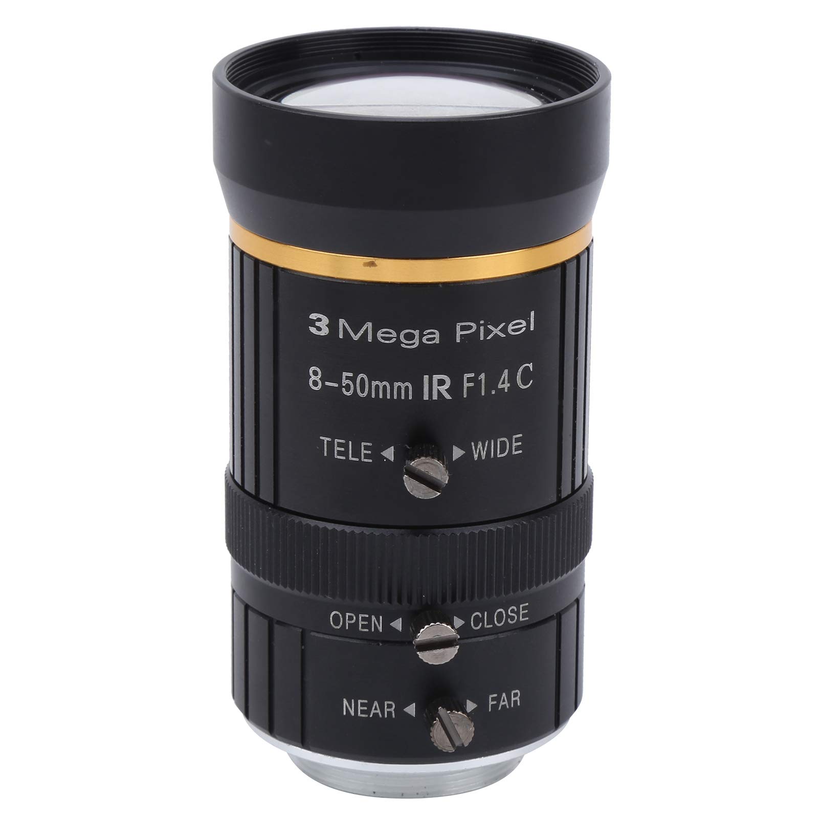 KP850 3MP 850mm 1 2 C Mount Przemysłowy Obiektyw Mikroskopu Ręczne Ustawianie Ostrości do Mikroskopii Kontrolnej