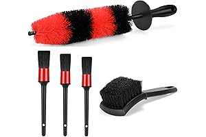 Car Wash Brushes - Wheel/Tire Brush Set (5 Pack)