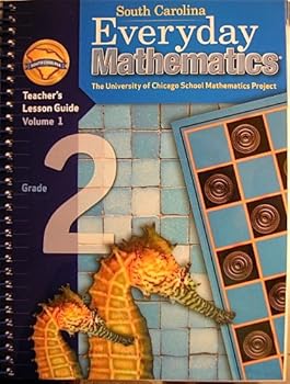 Spiral-bound South Carolina Everyday Mathematics - The University of Chicago School Mathematics Project - Teacher's Lesson Guide Volume 1 - Grade 2 Book