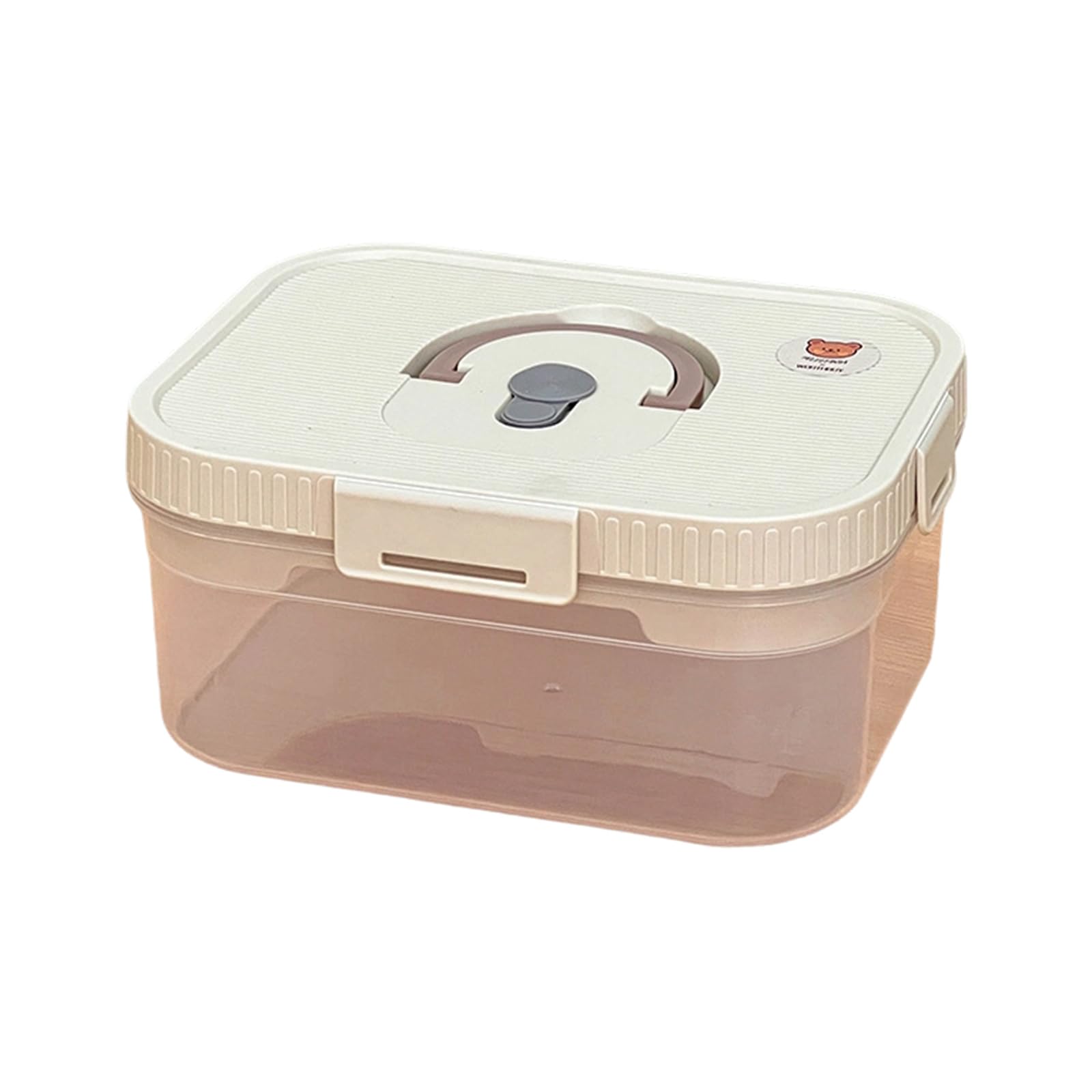 Xjdzineq Multipurpose Storage Box for Medicine Portable Double Layers Sturdy for Setting Home Medicine Case