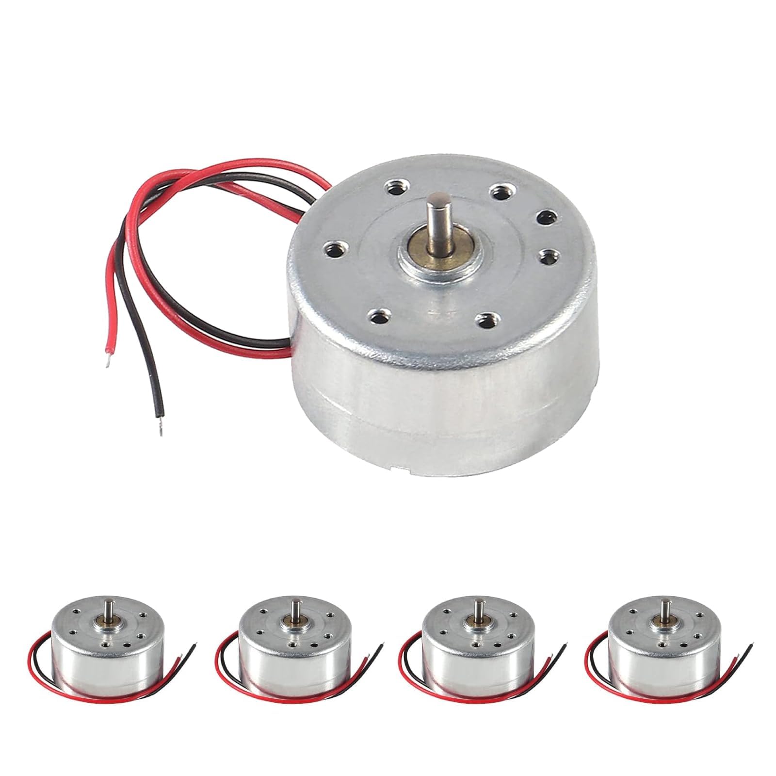 THE WHITE SHOP 5pcs Mini Generator Motors 3-12V DC Motor RF 300 Motor for Projects Electric Motor for Hand Cranked Power Model Electric Motor With Wire for Diy Toys Wind Turbine Generator