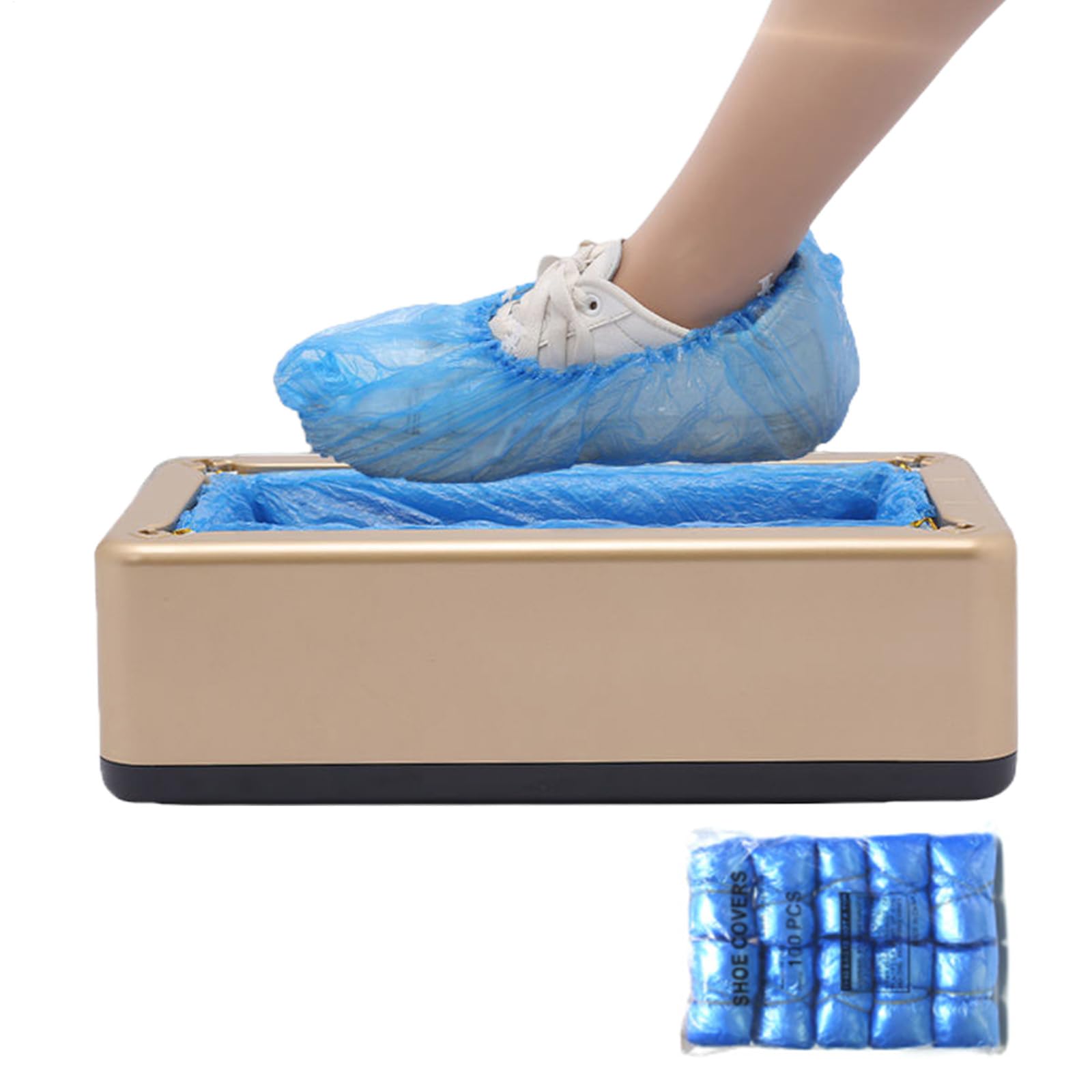 Macchina Copriscarpe Automatico Usa E Getta, Distributore Copriscarpe Monouso Con 100 Copriscarpes Usa E Getta, Per Macchina Copriscarpes Monouso, Per Interni, Casa, Ufficio, Supermercato
