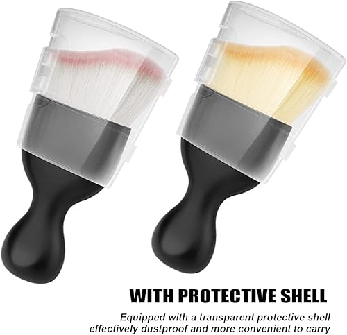 Miniatura 3 de BELOMI Cepillo de detalles para automóvil, cepillo para quitar el polvo interior del automóvil, herramienta de limpieza de cerdas suaves para