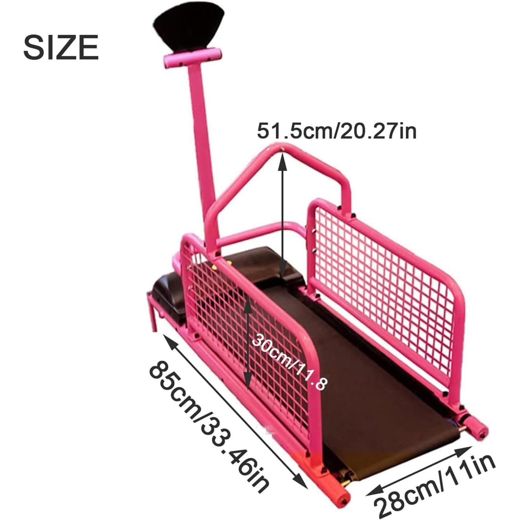 Cinta De Correr para Perros PequeñOs Entrenamiento En Interiores Cinta De Correr para Perros Suministros para Mascotas Velocidad 0,8-6 Km/H con Pantalla LCD para Perros PequeñOs Entrenamiento