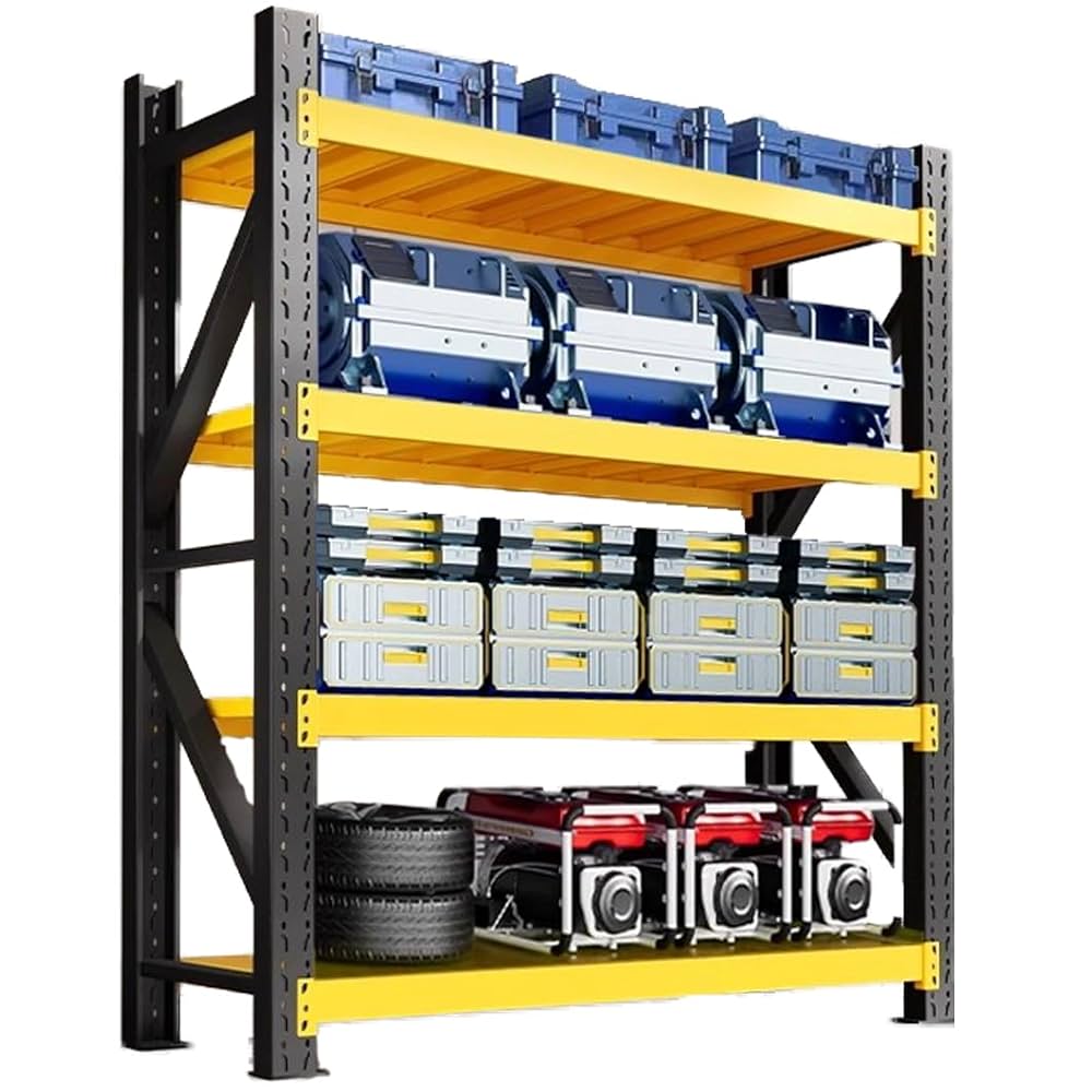 大量　スチールラック　業務用 Amazon | スチールラック 業務用 200kg/段ボルトレス 幅180cm