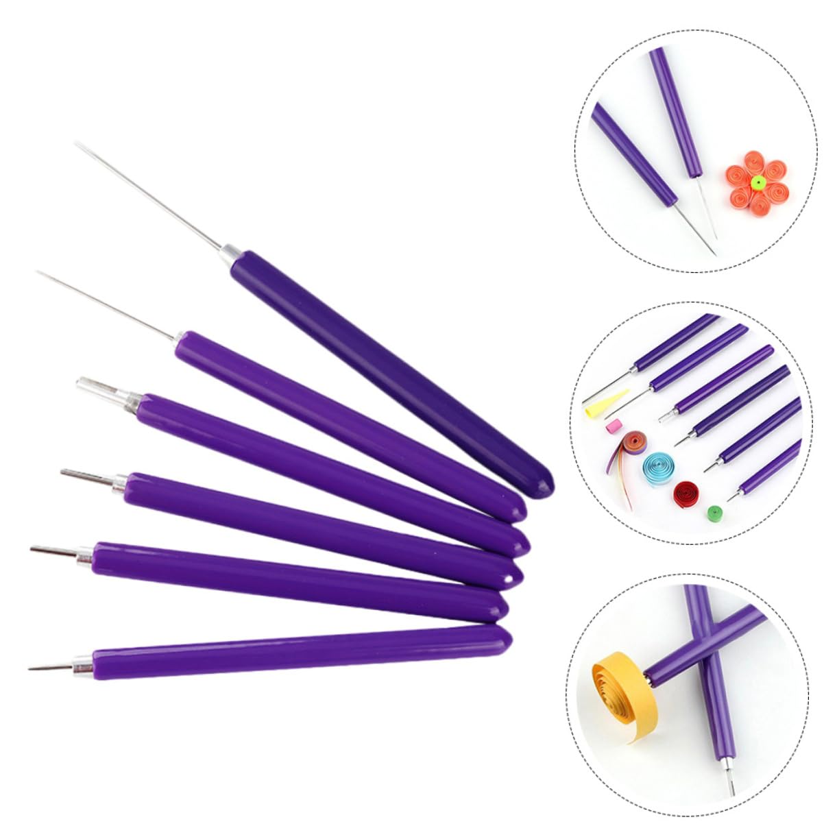 5 Set di Carta Quilling Tool Set Artigianato Quilling Strumento di Carta Intaglio Mestiere Penna Paper Bead Roller Tool Quilling Paper Pen Fai da Te di Carta Quilling Penna