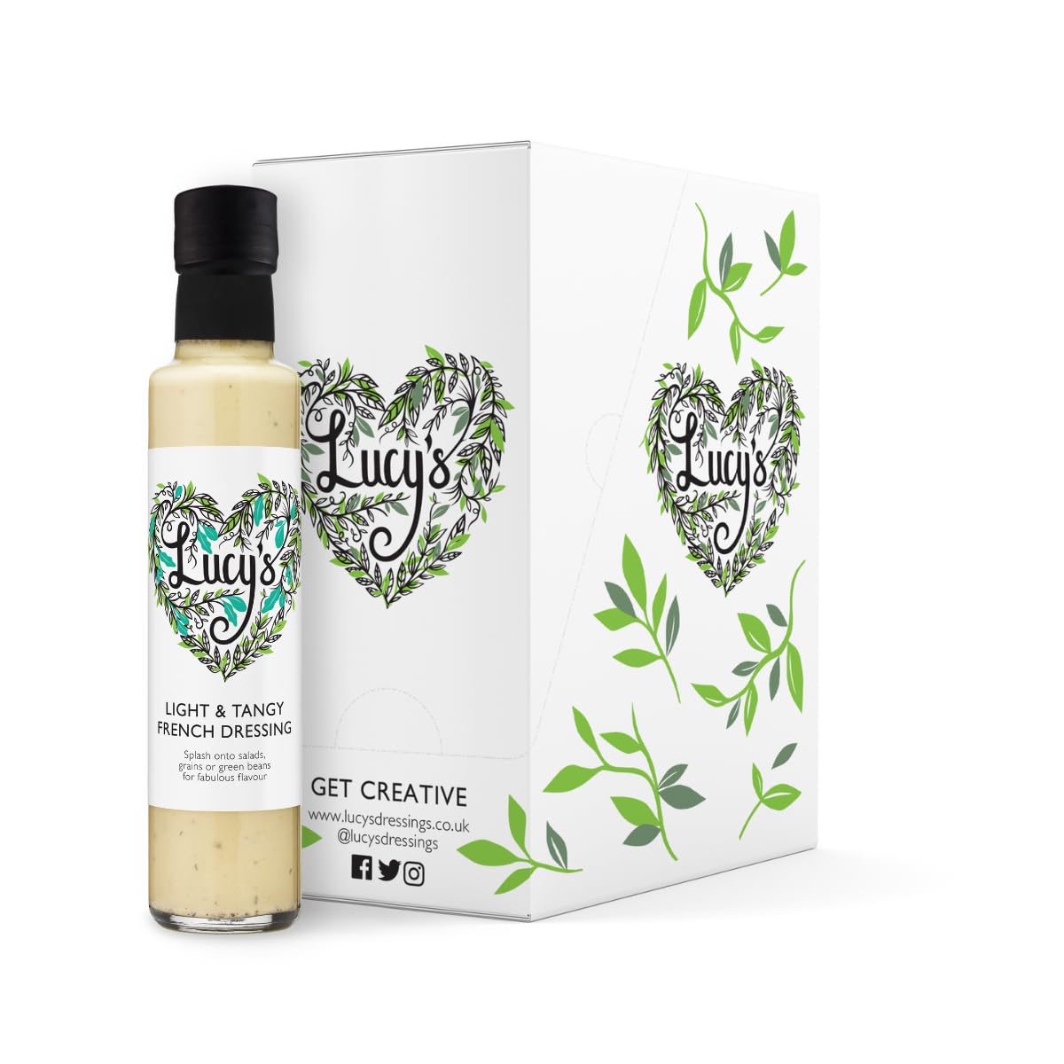 Lucy's Dressings|Lucy'sDressings – Light French Dressing – 6 x 250ml Bottles