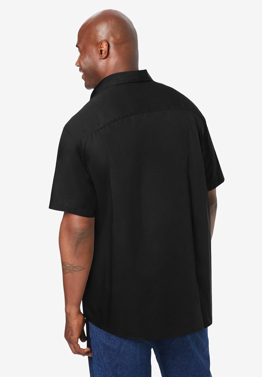 KingSize Men's Big & Tall Short Sleeve Wrinkle-Free Sport Shirt