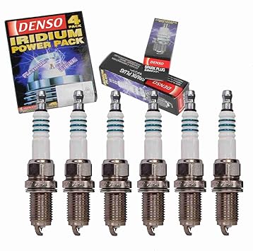 6 pc DENSO Iridium Power Spark Plugs compatible with Lexus IS300 3.0L L6  2001-2005 Ignition Wire Secondary