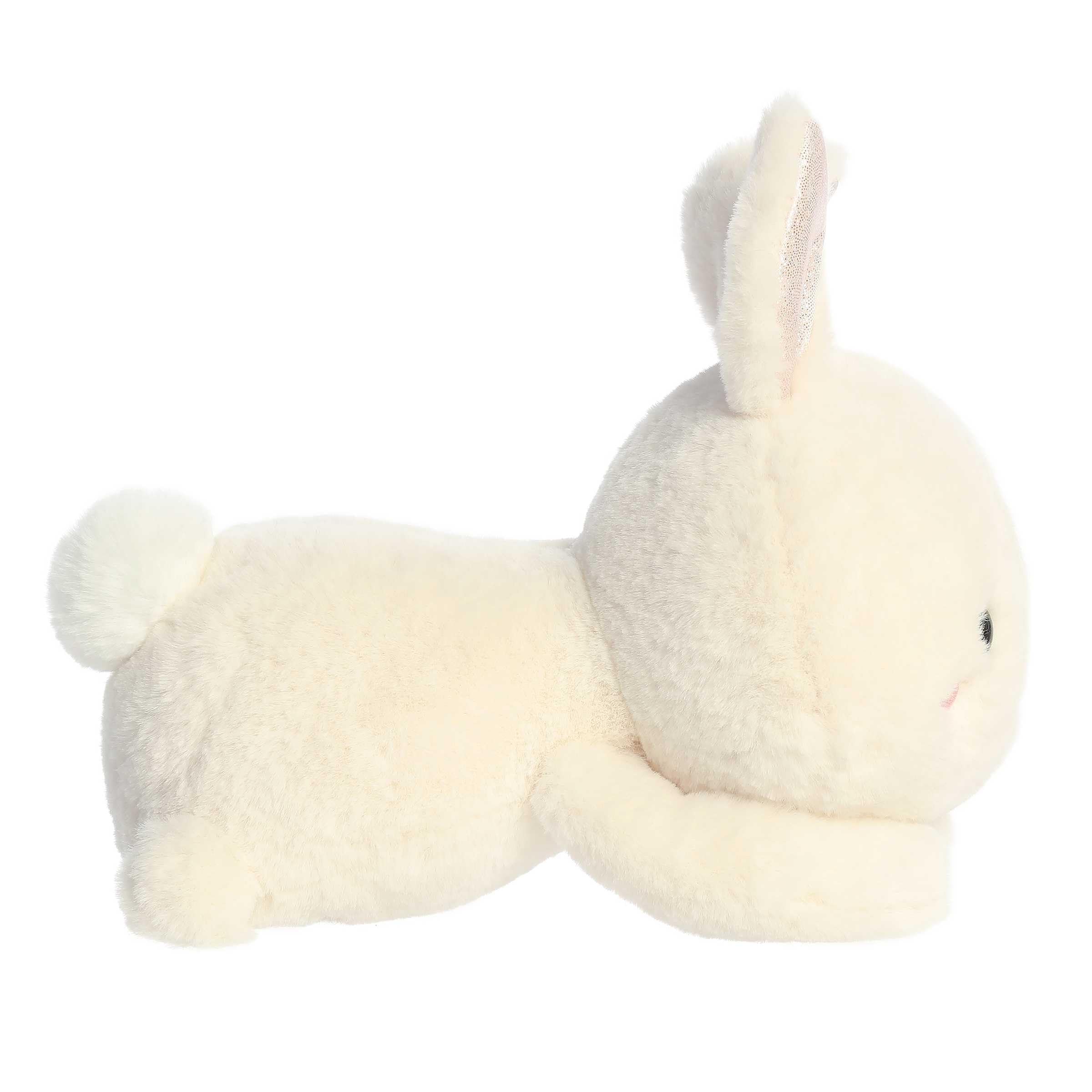 Aurora Playful Too Cute Jasmine Bunny Stuffed Animal - Adorable Characters - Playful Fun - White 12 Inches