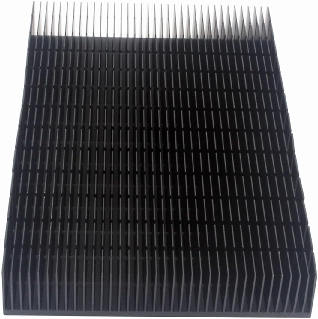 Black Aluminum Heatsink 178x115.5x23.6 Mm Heat Sink Cooler Radiator Riginal 1pc