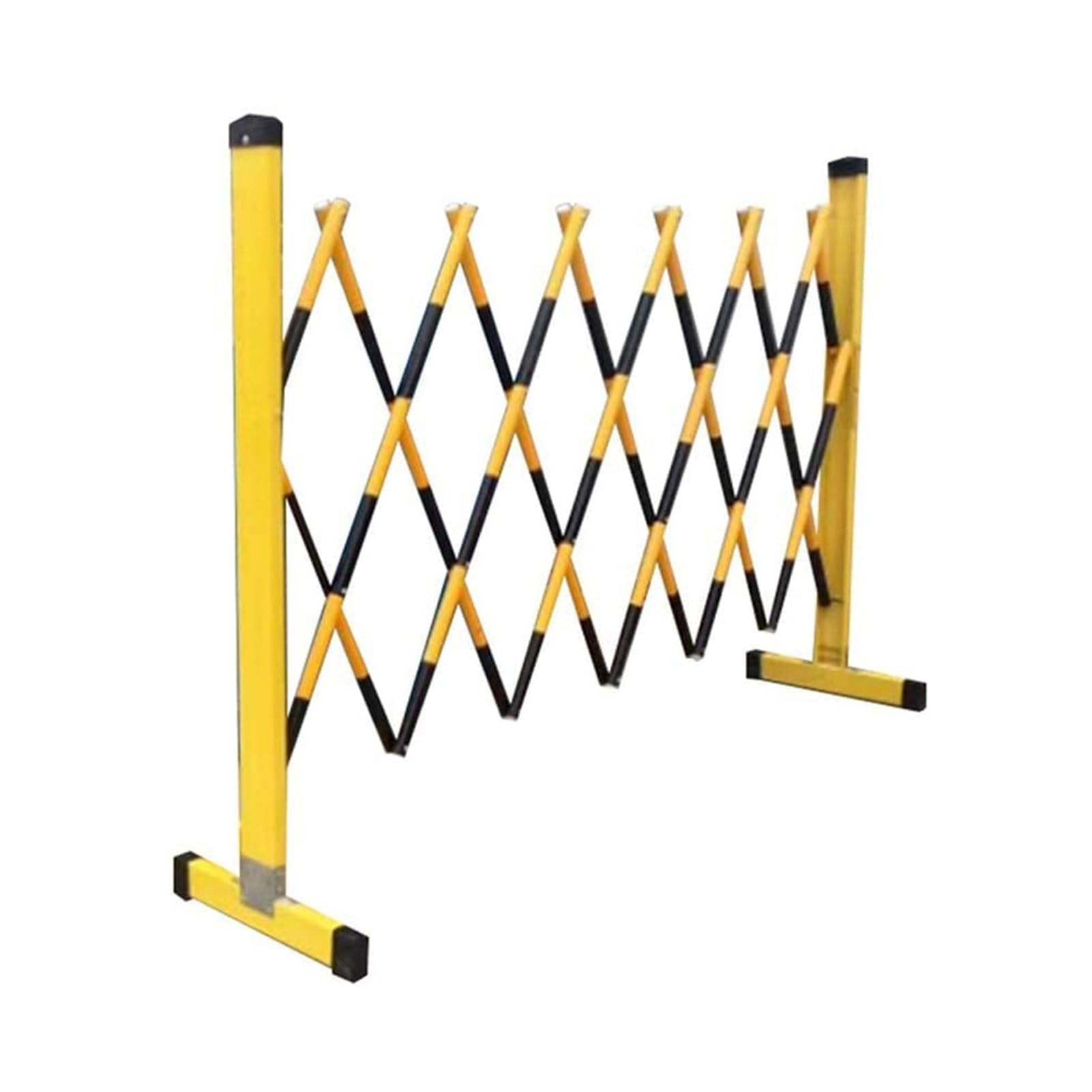 Clôture de circulation rétractable et barrière extensible en métal