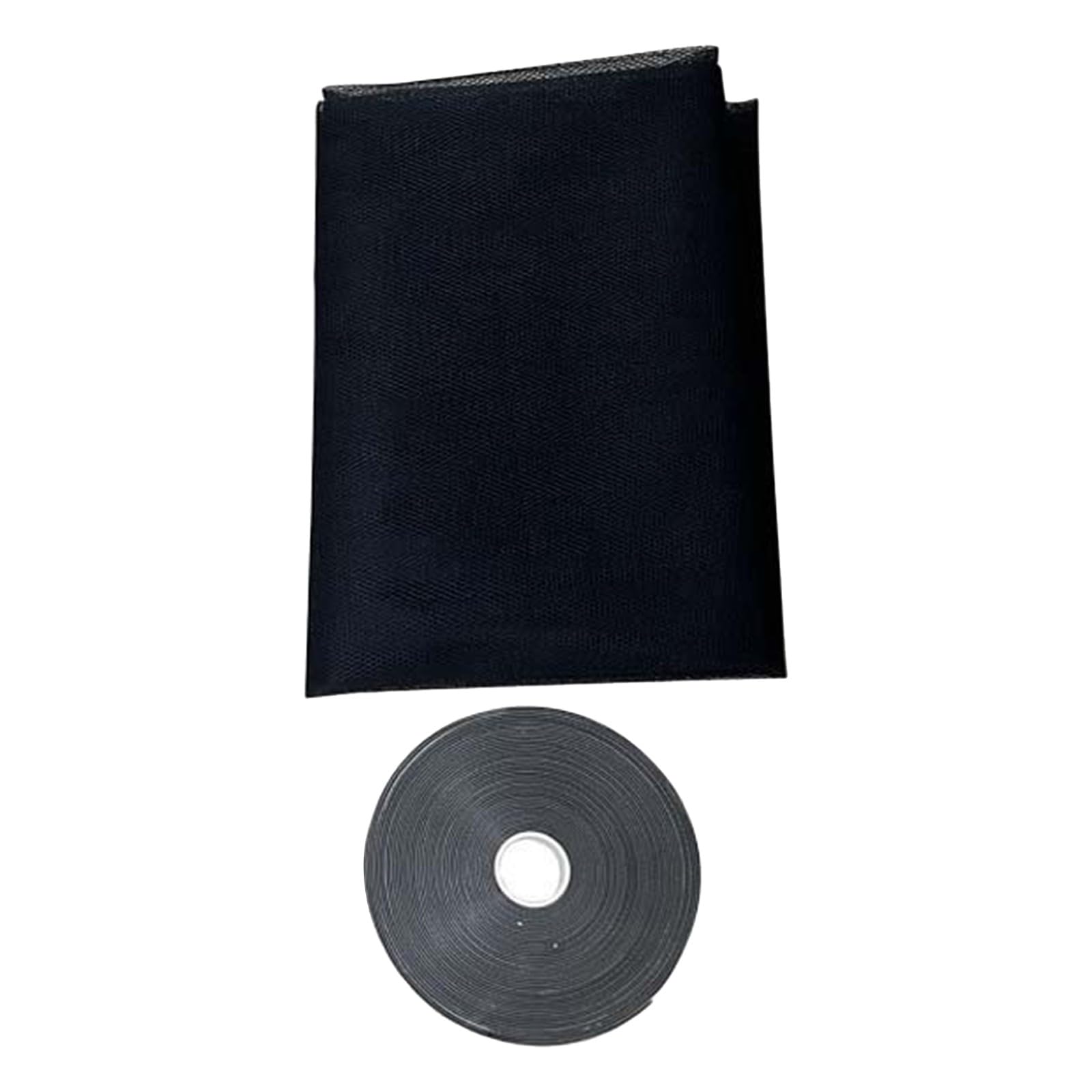 Fly Screen Mesh, Fly Screens for Windows and Doors, Insect Mesh Window Nets, Mosquito Bugs Net Screens, Easy Installation Fits Any Size Insect Mesh Net for Windows, Doors and Garden