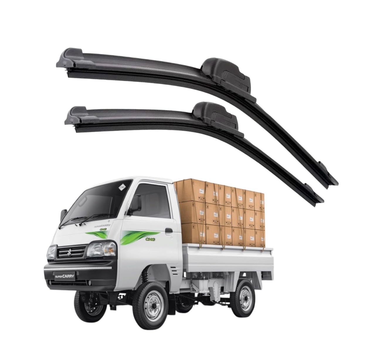 Car Windshield Wiper Blades Suitable With Maruti Super Carry - Set of 2Pc (D-17, P-17)-picture-17