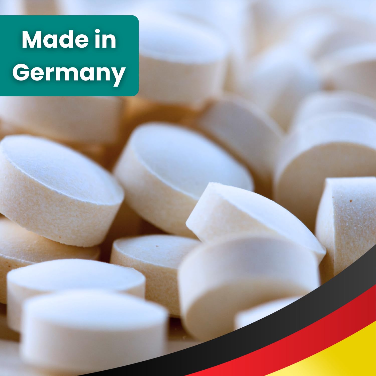 DPD 3 Rapid Tabletten Water-i.d. - Chlor-Testtabletten für Pool & Whirlpool - Gebundenes Chlor messen - Schnell löslich für manuelle Pooltester - Made in Germany (500 Stück)