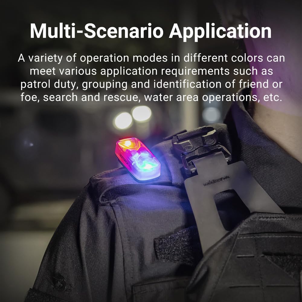 Nextorch IPX8 - Lámpara multifunción de emergencia, seguridad y advertencia, 20 lúmenes UT41
