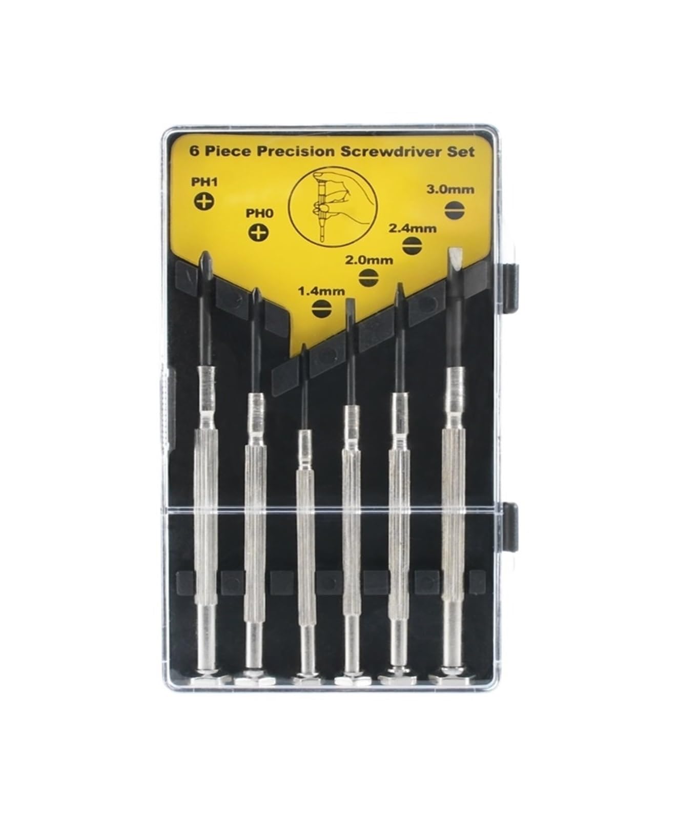 6Pcs/Set Micro Screwdriver Tools，Compatible for Watch Jewelry Repairs Tool(C)