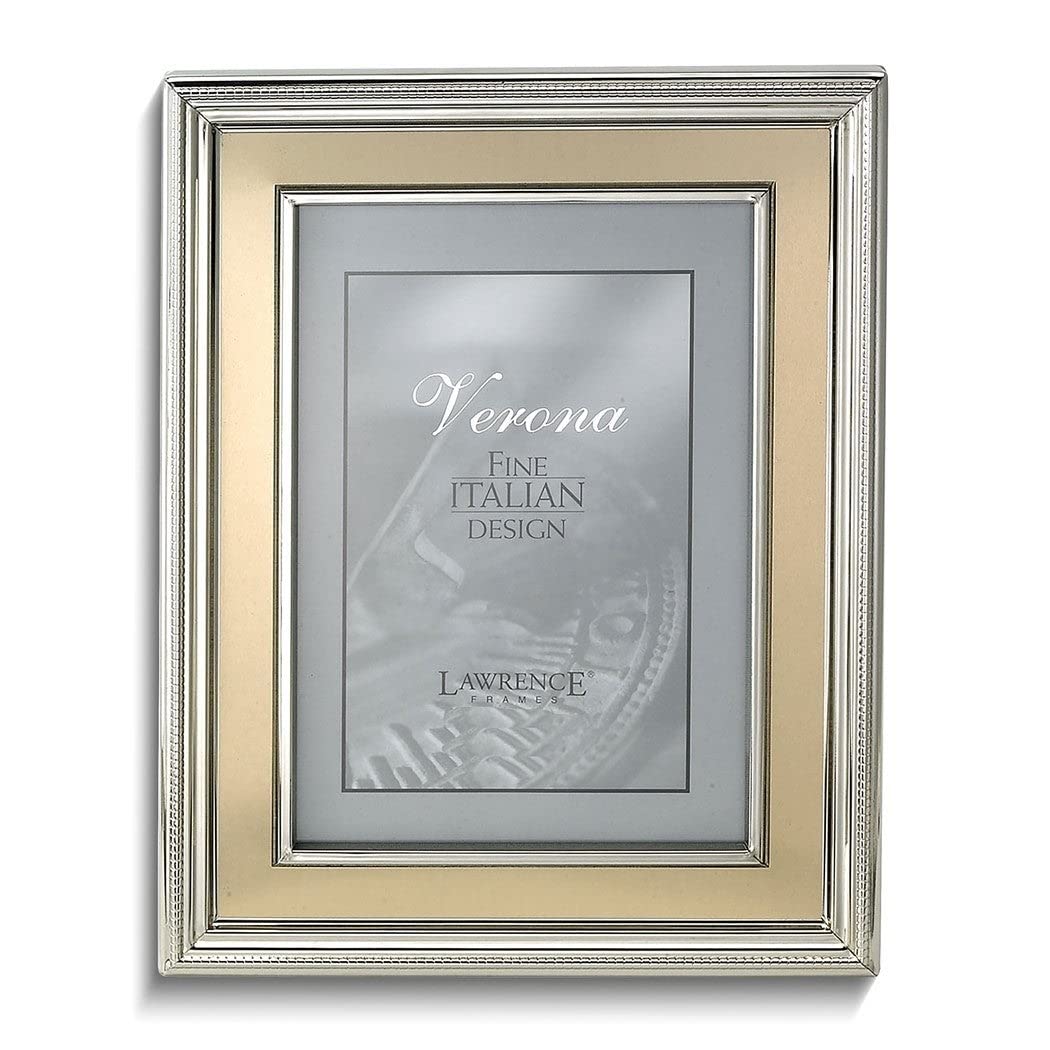 Silver-t1 And Gold-t1 8x10 Photo Frame Gold Modern Contemporary Rectangle Metal