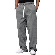 Mens Jogger Pants Solid Sweatpants Drawstrings Pants Elastic Waist Active Comfort Work Run Tapered Athletic Trousers