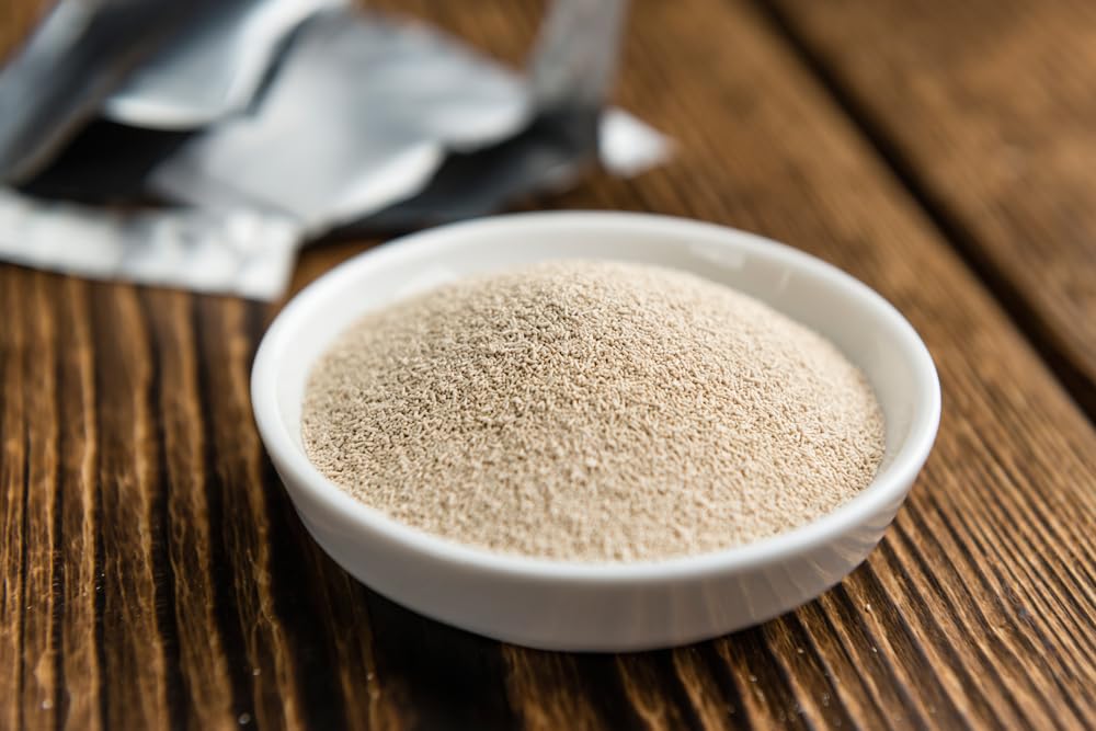 Mynatura Trockenhefe | Feinkörniges Granulat | Getrocknete Hefe | Backen | Eiweiß | Brot Backmittel | Backhefe I Hefeteig | Geruchsneutral | Im Beutel (3000g)
