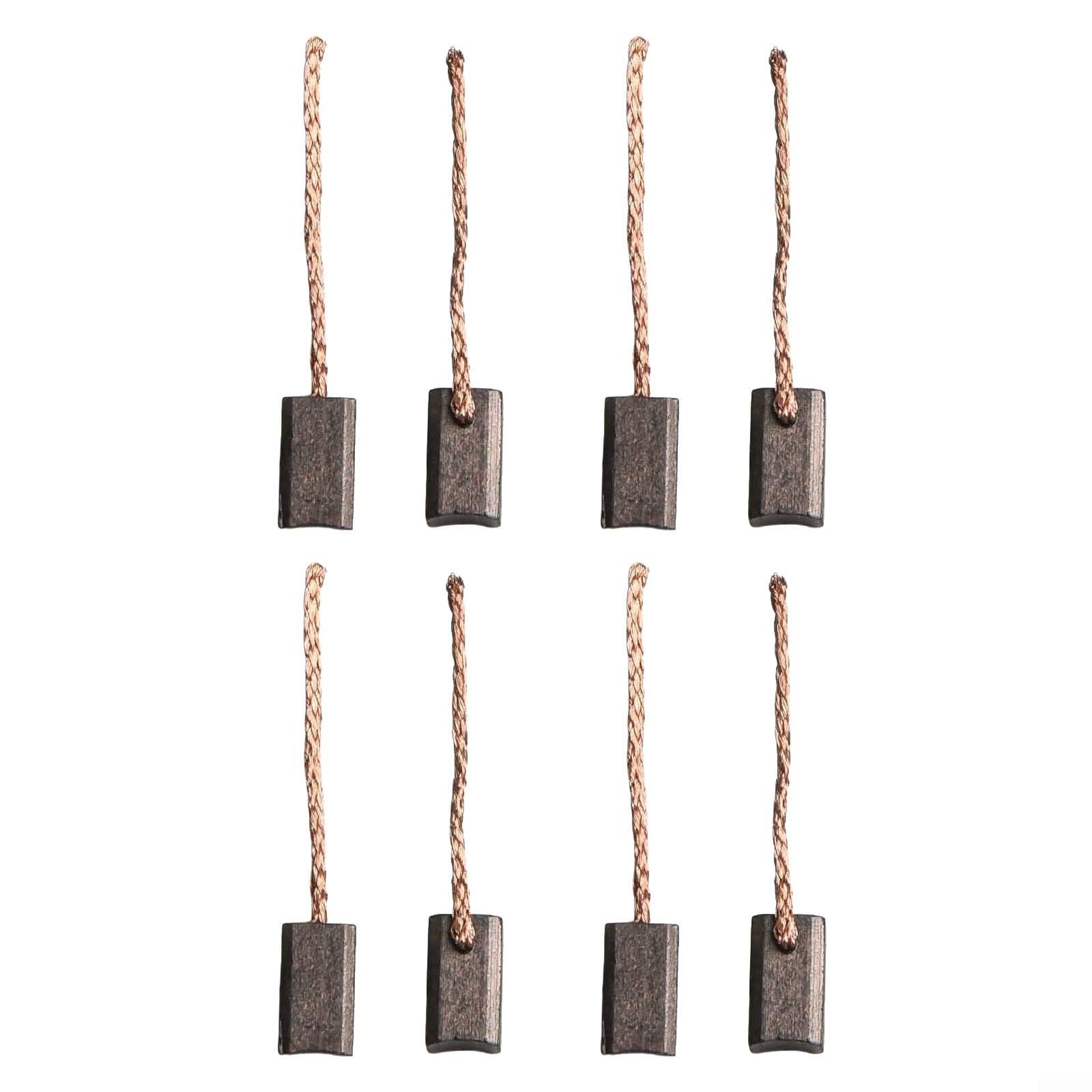 8 Pcs Carbon Brush 6x6x10mm For Automotive Blower Motor Fan And Windshield Wiper Motor Replacement Parts