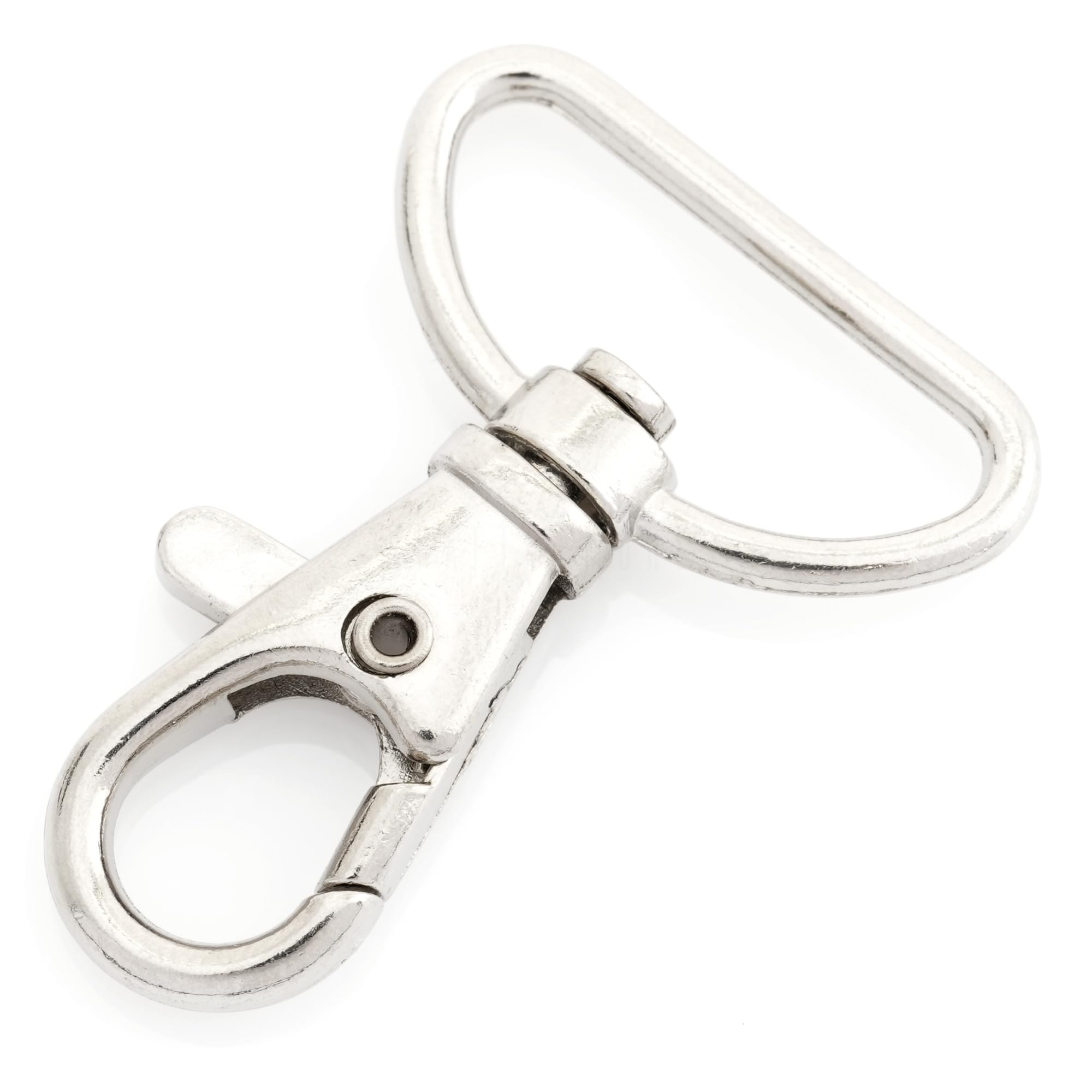 CRAFTMEMORE Lot De 10 Fermoirs Mousquetons Pivotants 1,9 Cm