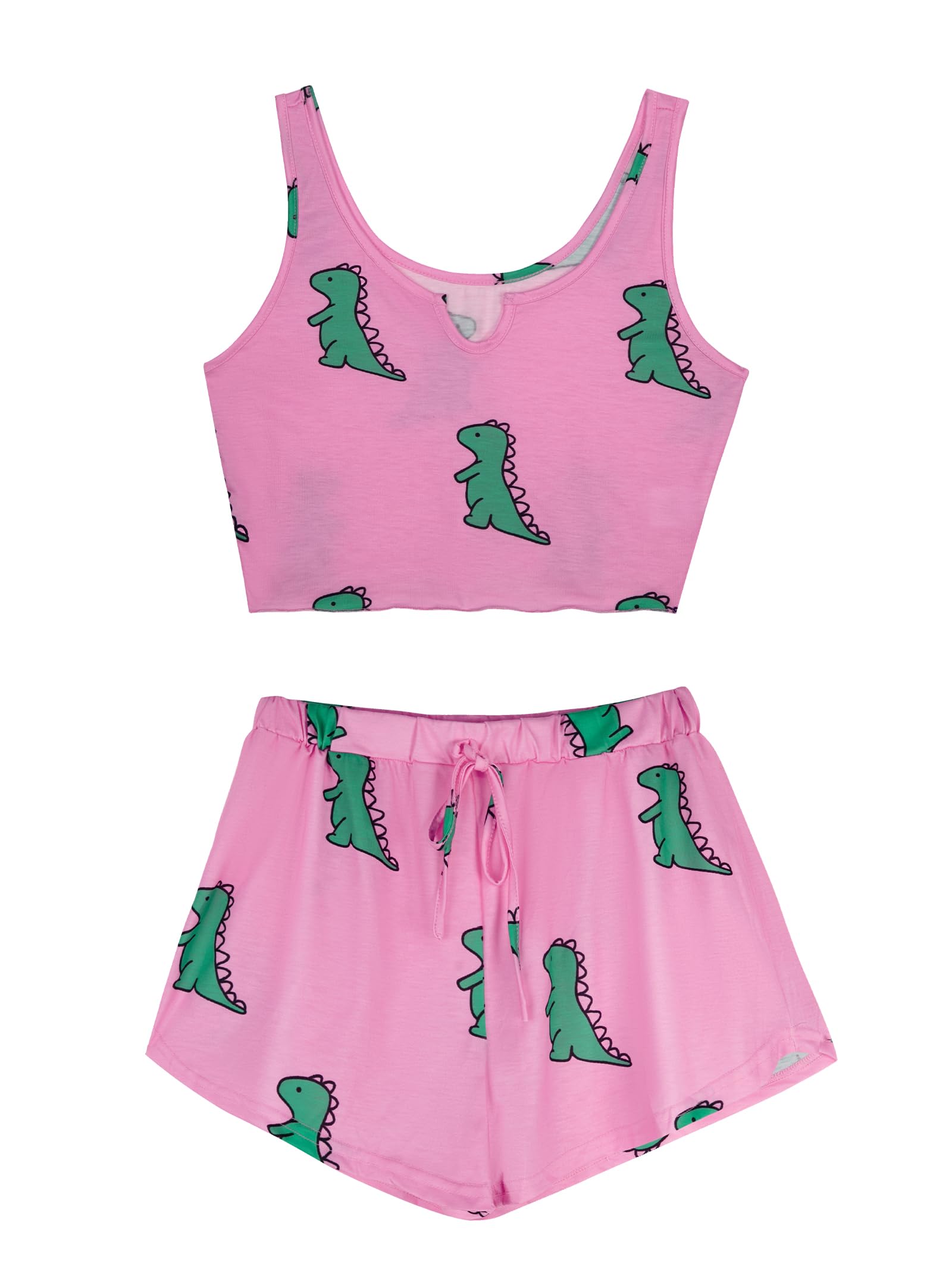 Avanova Women's Summer Ruffle Sleeve Babydoll Blouses V Neck Tiered Peplum Tops - Small - Hot Pink C