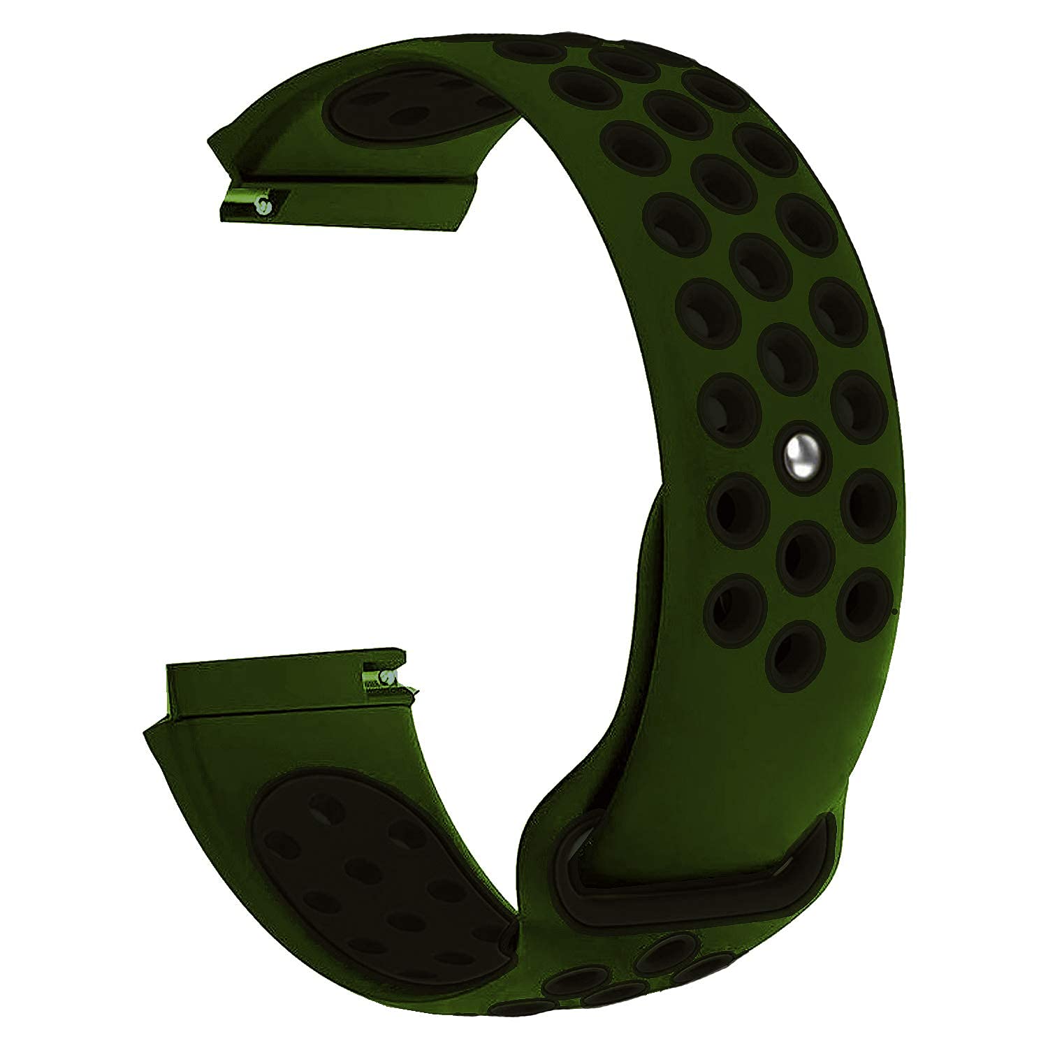 22MM Soft Silicone Smartwatch Belt Compatible With - GOQII SMART VITAL and Others Watches With 22MM Lugs. (B0B1YJWJNB) Amazon Price History, Amazon Price Tracker