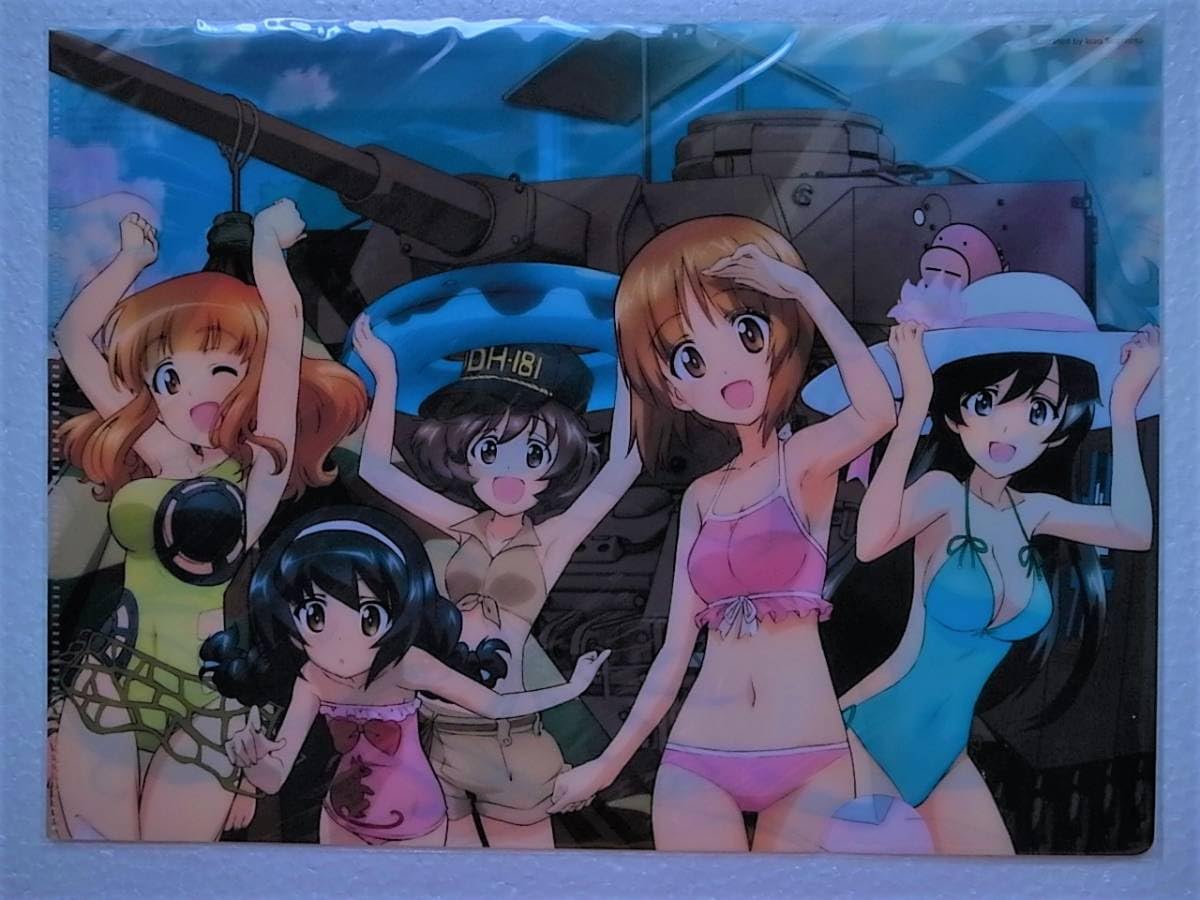 Amazon.co.jp: ガールズ＆パンツァー クリアファイル 集合絵柄