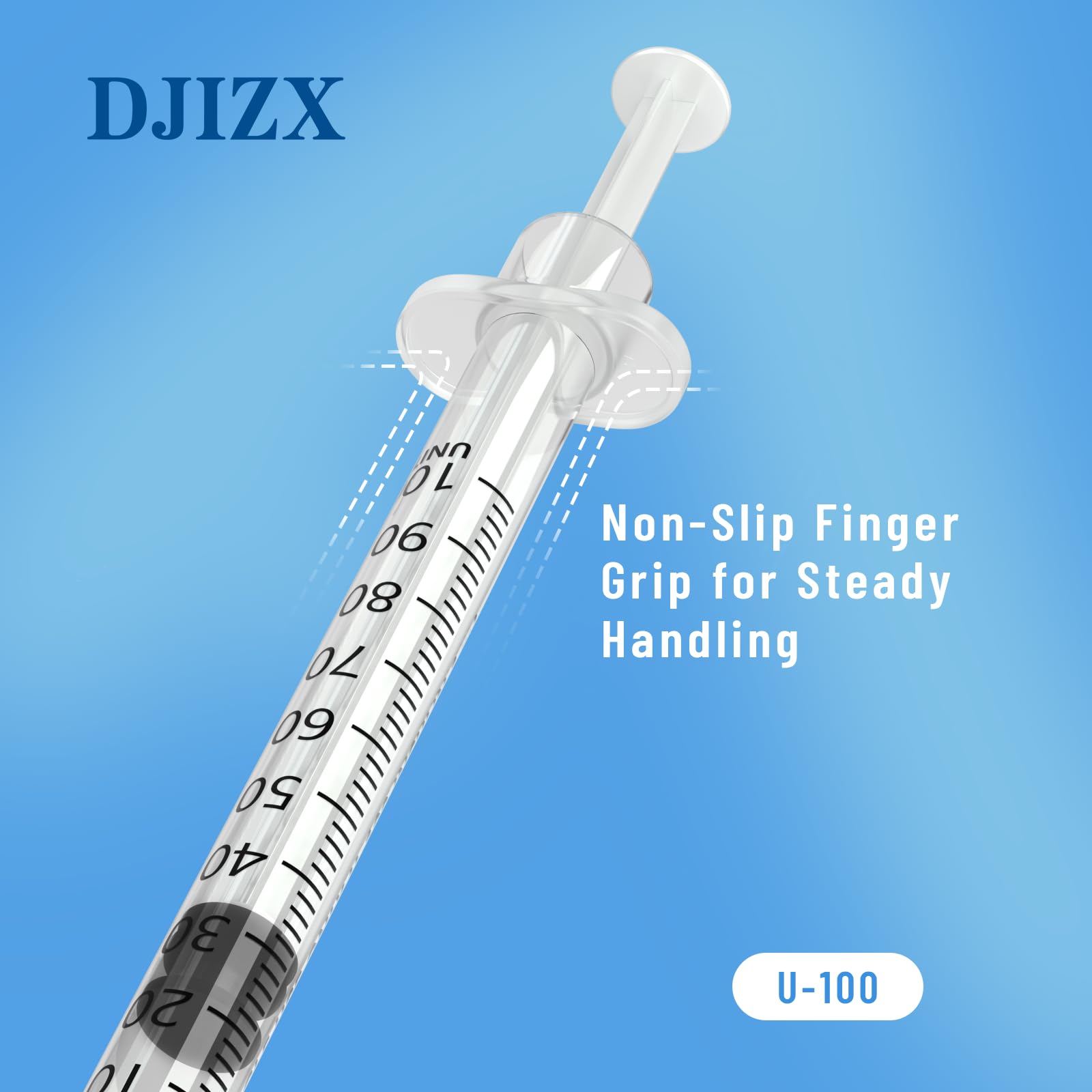 1ml Syringe 30G 1/2 Inch 13mm, Lab Syringes Individually Wrapped 100 Pack — Amazon image 3