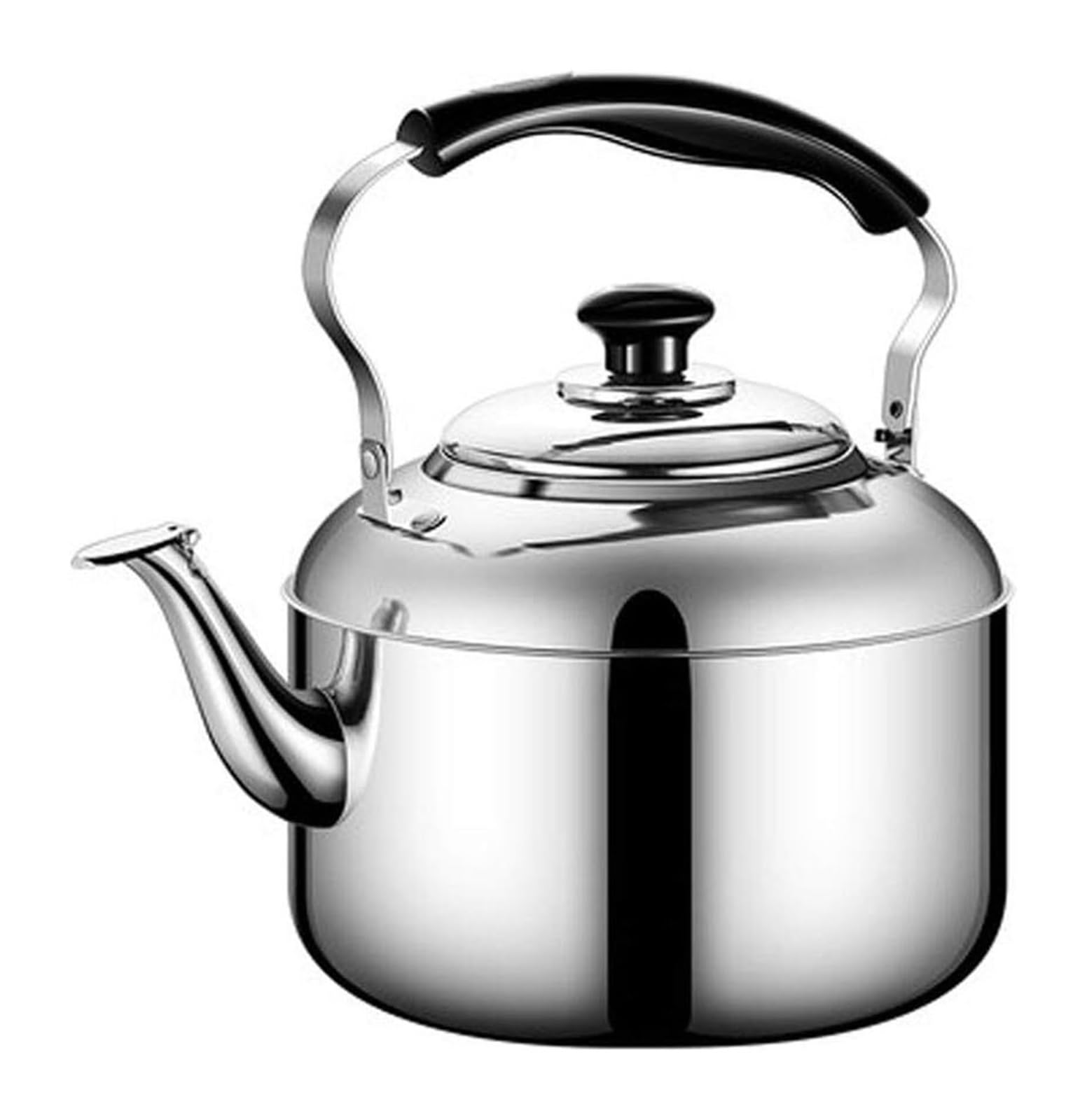 Czajnik ze stali nierdzewnej, Czajnik, uchwyt izolacyjny, bezpieczna płyta indukcyjna, czajniczek, dzbanek do kawy, 4L-8L(4L)