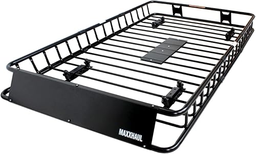 MAXXHAUL 50506 - Estante de techo de acero universal de 64 x 39 x 6 pulgadas, color negro