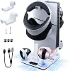 Ps5 Ps5 Slim Pro Glasses Compatible Console Cooling Stand And Gaming Arm Charging Station tp5-3550