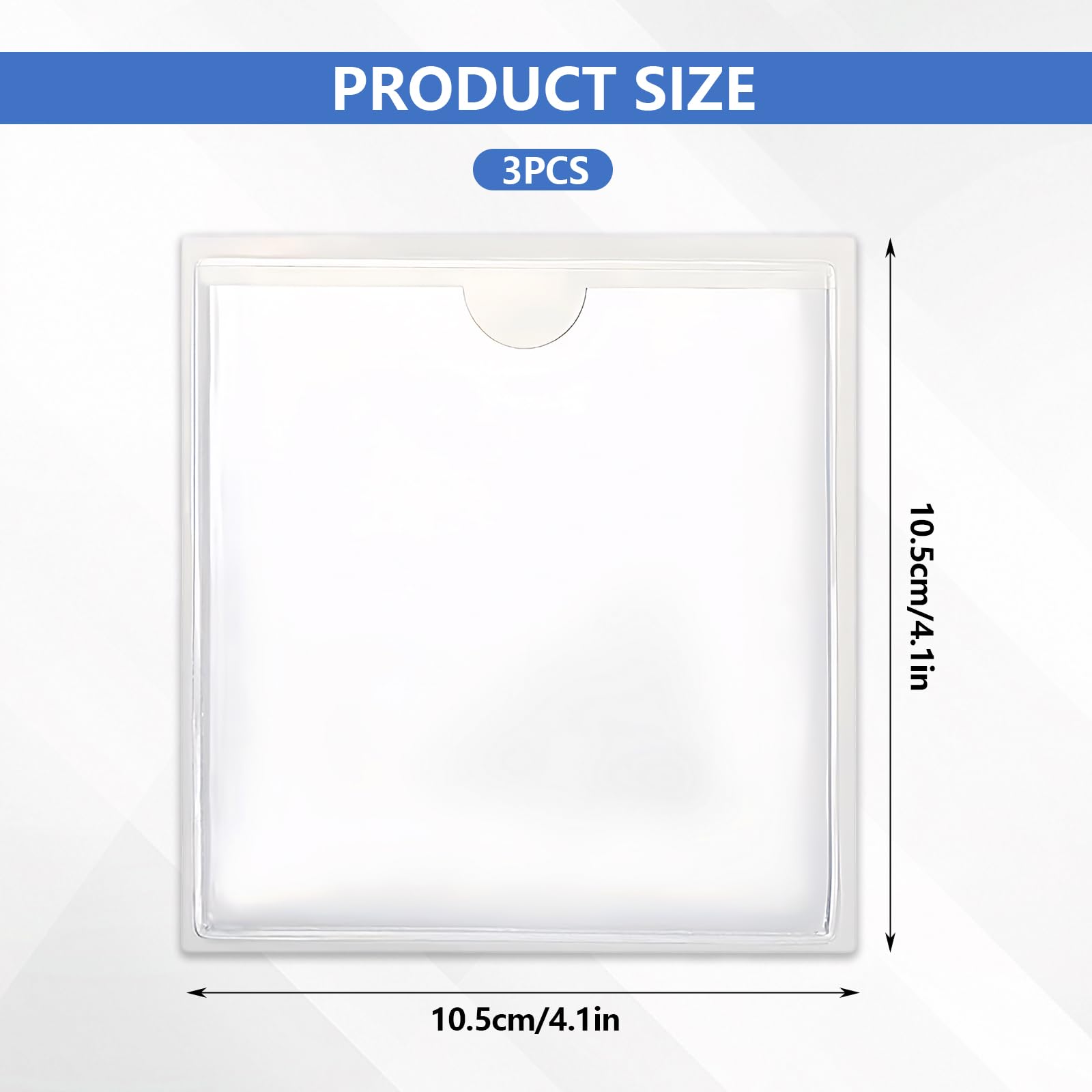 T TAKONE EasyPark Vignette Adesivi – 10 X Adesivi Rimovibili 80 × 80 mm Protezione UV Ideale per Parabrezza Auto