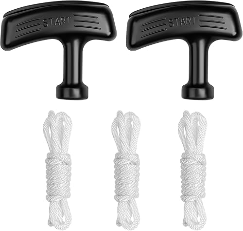 SOFO Cuerda de tracción para Predator 212, 0.157 in con mango para Honda GX200 GX160 GX120 GX240 GX270 CT200u para generador Champion 2500 3500 4000