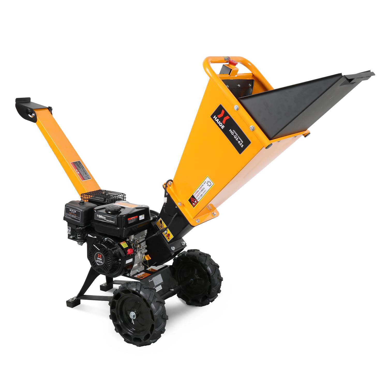 エンジン式粉砕機(HG-65HP-GGS)ウッドチッパー Amazon | HAIGE(ハイガー) ウッドチッパー 枝粉砕機 粉砕機 エンジン式