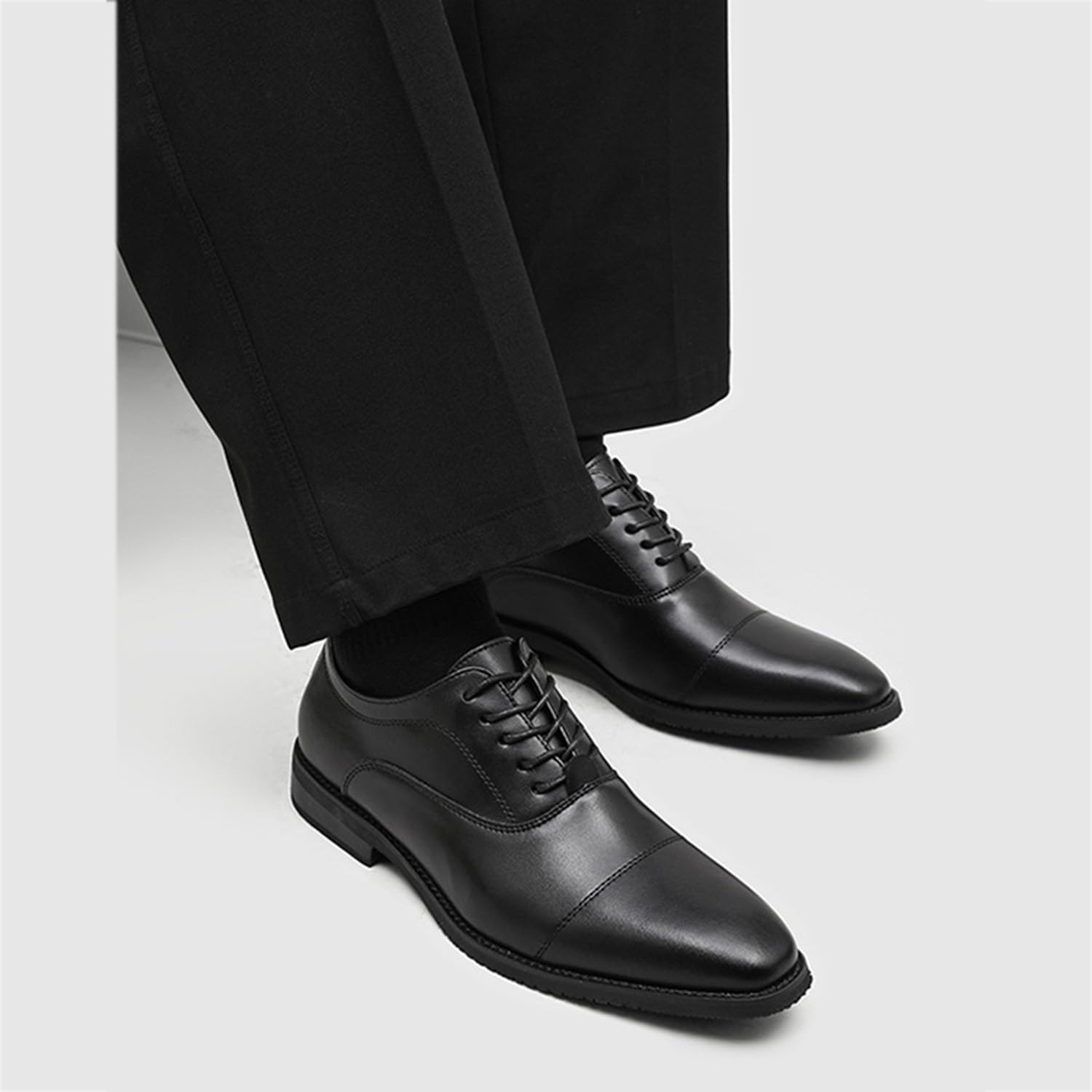 Scarpe Derby da Uomo Comode Eleganti con Lacci, per Ogni Occasione