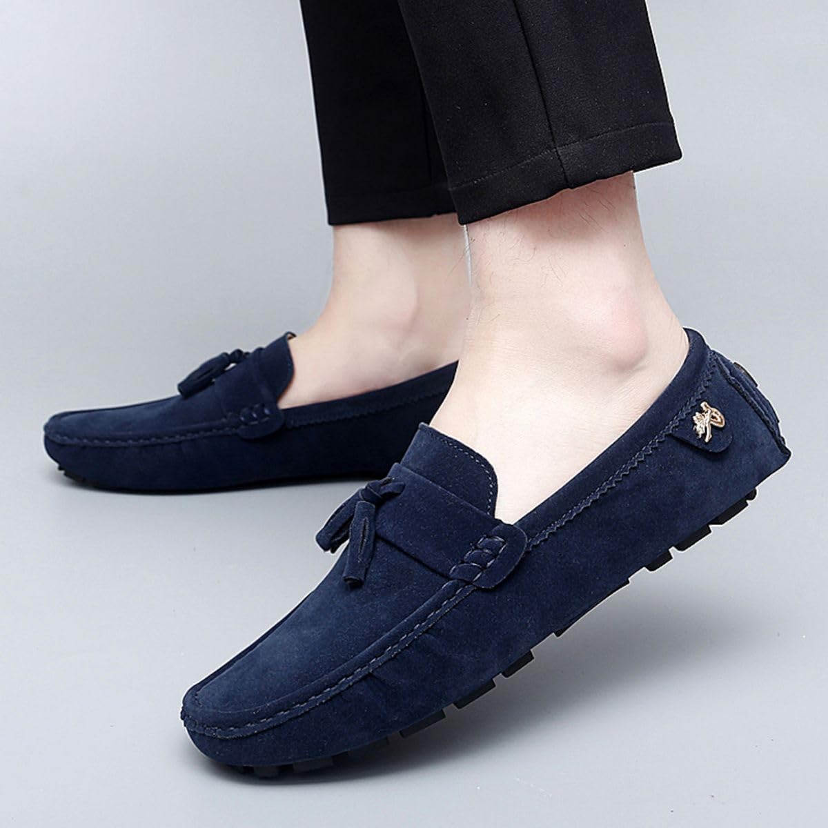 Mocassins et Loafers Hommes Confortable Slip on Décontracté Bateau et Mocassins pour Homme Chaussures de Conduite en Daim 38-49 EU